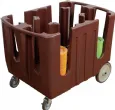 Chariot de stockage et transport assiette